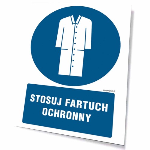 Stosuj fartuch ochronny 
