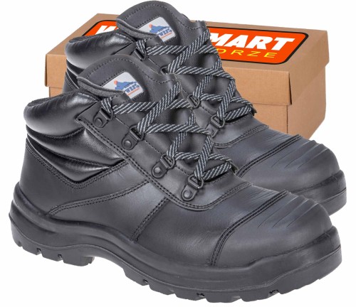 buty  robocze BHP ROBOCZE bezpieczne  skórzane Trent S3 HRO CI HI FO trzewiki FD09