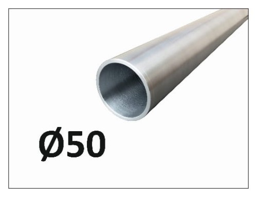 EM002 Słupek nośny do znaku przestrzennego 500mm (fi 50mm, L=2m)