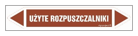JF463 UŻYTE ROZPUSZCZALNIKI