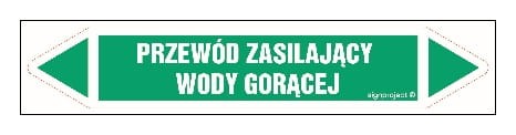 JF380 PRZEWÓD ZASILAJĄCY WODY GORĄCEJ