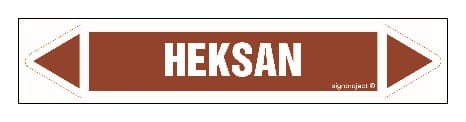 JF202 HEKSAN Naklejki Kierunkowe