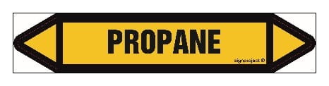 JF355 PROPANE Naklejki Kierunkowe 