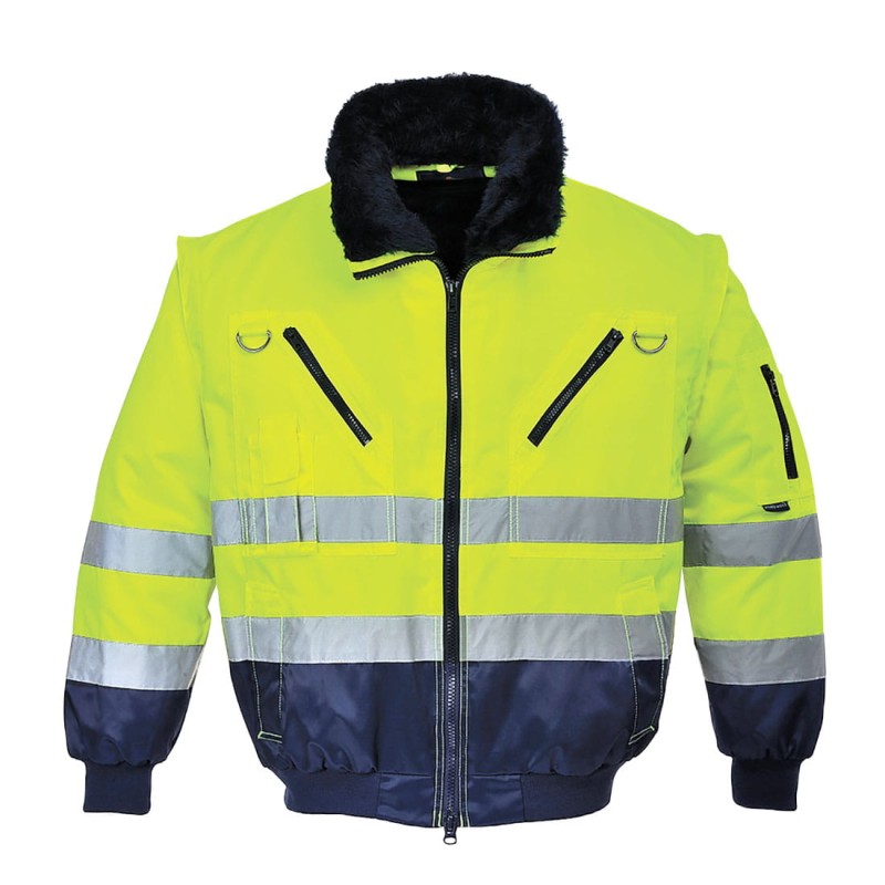 Kurtka ostrzegawcza Pilot 3w1-1 18974  | PJ50YNR4XL