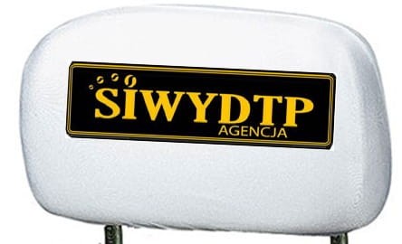 pokrowiec na zagłówek samochodowy, personalizacja samochodu, nadruk sublimacyjny, prezent, wysoka jakość, mikrofibra