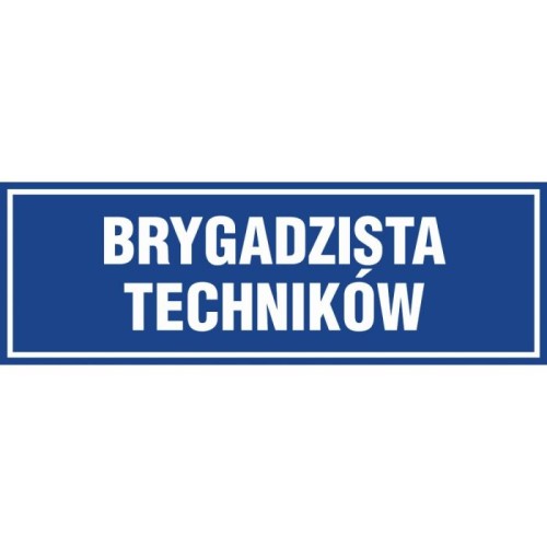 PA102 Brygadzista techników