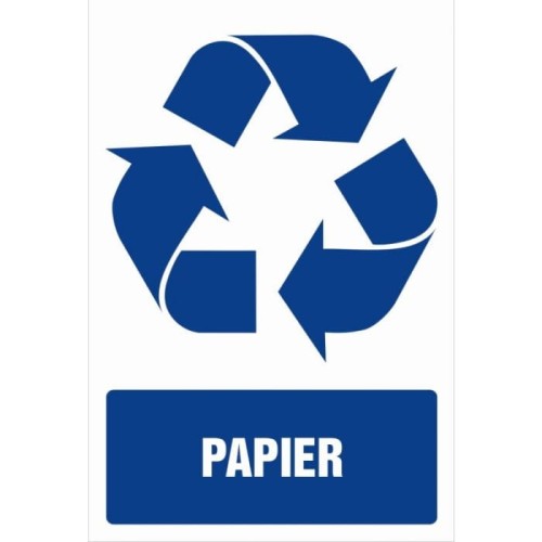 OD117 Etykieta na pojemniki na odpady  Papier