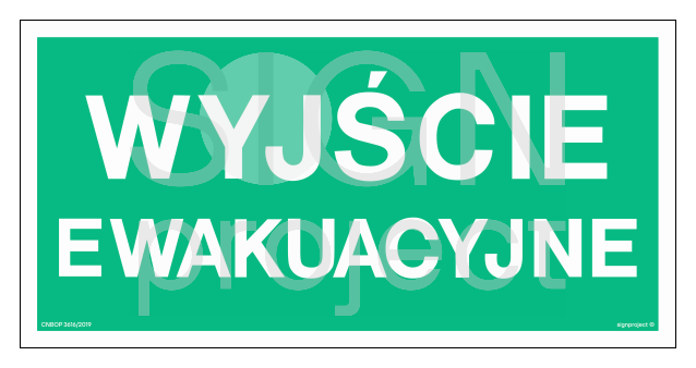 AA001 Wyjście ewakuacyjne-1 21631
