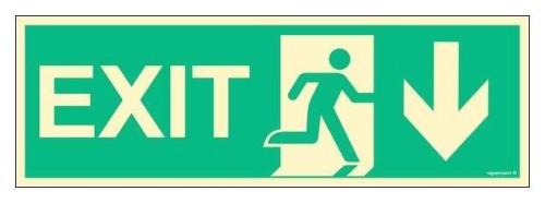 FB154 EXIT down right