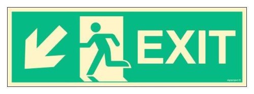 FB158 EXIT side down left