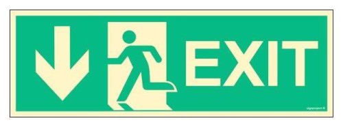 FB159 EXIT down left