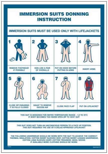 TP033 Immerion suits donning instruction