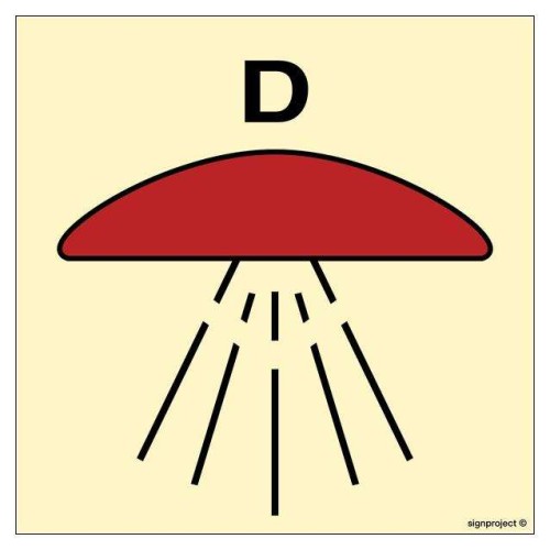 FA028 Space protected by drenching system