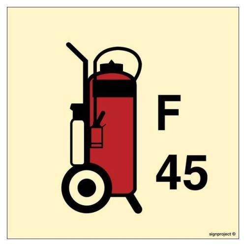 FA089 45L Wheeled foam fire extinguisher