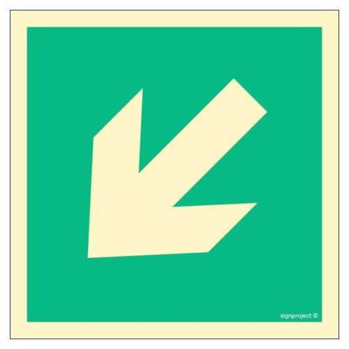 FB190 Primary escape route (45 degrees)