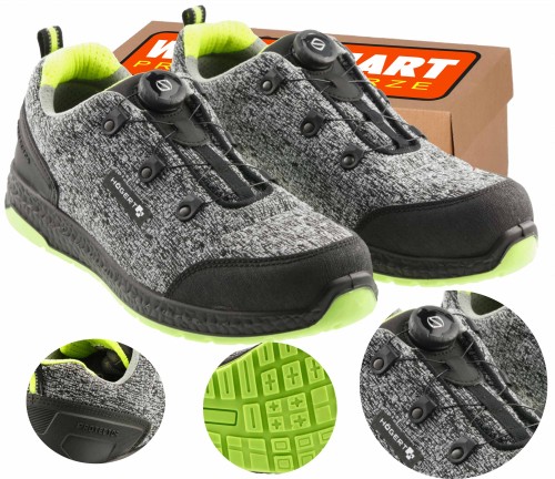 Buty robocze LEKKIE sportowe S1PS  automatyczne wiązania Hogert KEMNITZ