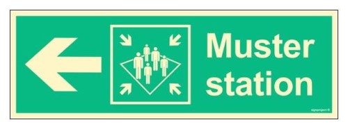 FB137 Muster station side left