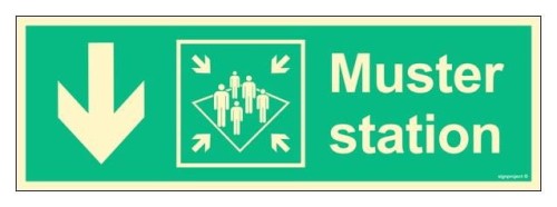 FB139 Muster station down left