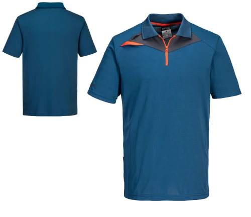 Nowoczesna KOSZULKA robocza POLO DX4 Metro Blue M - PRTWEST DX411 UV