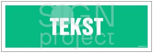 Znak na zamówienie Wzór A-006