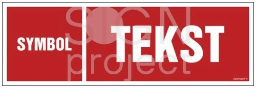 Znak na zamówienie Wzór B-009