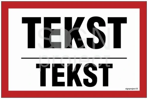 Znak na zamówienie Wzór B-15