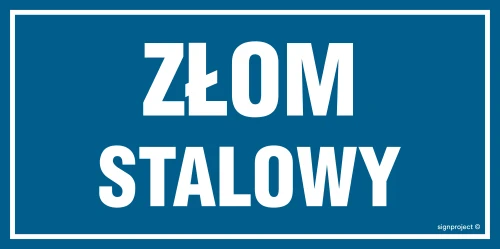   OA113 Złom stalowy OA113_200x100_FN FN - Folia samoprzylepna