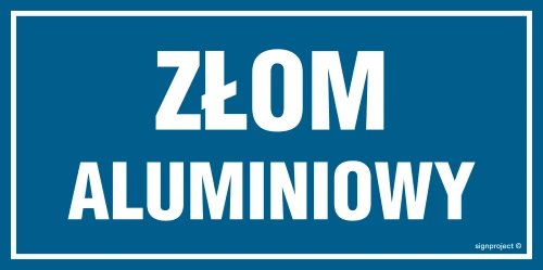   OA114 Złom aluminiowy OA114_600x300_FN FN - Folia samoprzylepna