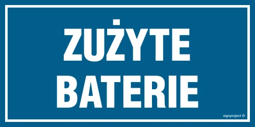   OA153 Zużyte baterie OA153_400x200_FN FN - Folia samoprzylepna