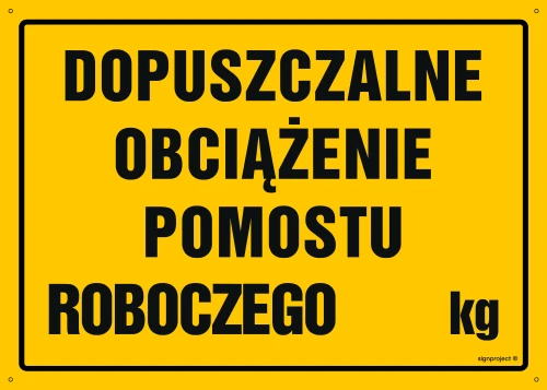   OA054 Dopuszczalne obciążenie pomostu roboczego OA054_800x570_FN FN - Folia samoprzylepna
