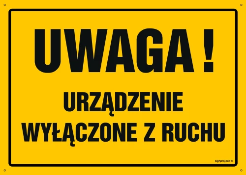   OA076 Uwaga! Urządzenie wyłączone z ruchu OA076_600x430_FN FN - Folia samoprzylepna