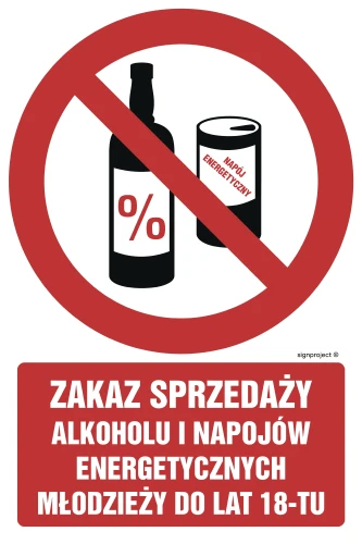   GC092 Zakaz sprzedaży alkoholu i napojów energetycznych młodzieży do lat 18-tu GC092_150x225_TS TS - płyta TD FOTO