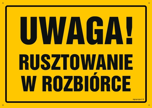   OA135 Uwaga! Rusztowanie w rozbiórce OA135_450x320_FN FN - Folia samoprzylepna