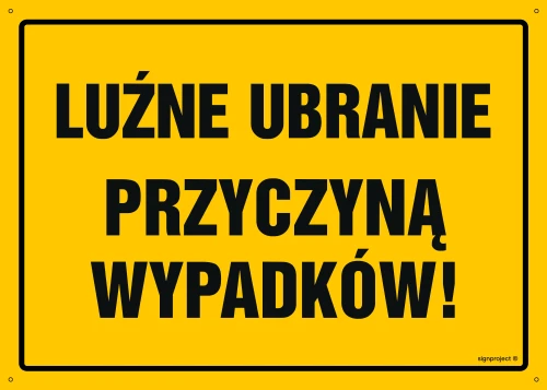   OA030 Luźne ubranie przyczyną wypadków OA030_300x215_FN FN - Folia samoprzylepna