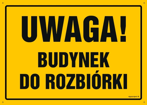   OA036 Uwaga! Budynek do rozbiórki OA036_300x215_FN FN - Folia samoprzylepna